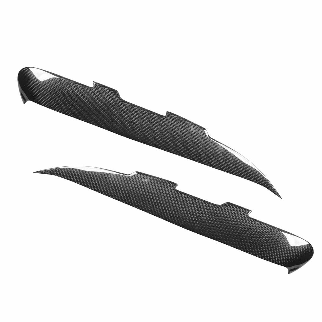 1 Pair Front Headlight Eyelid Carbon Fiber Headlight Eyebrow Cover Replacement for Mazda MX?5 NC2