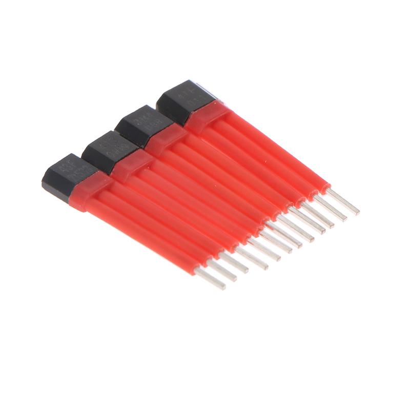 10PCS ElectrocarMotor Hall Effect Sensor 3144 41F 43F 413with High TemperatureInsulation Sleeve 13A A44E Switch forMotor Contro