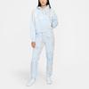 (WMNS) Худи с коротким рукавом и смешным узором Air Jordan, светло-голубое, женское, DD9296-438