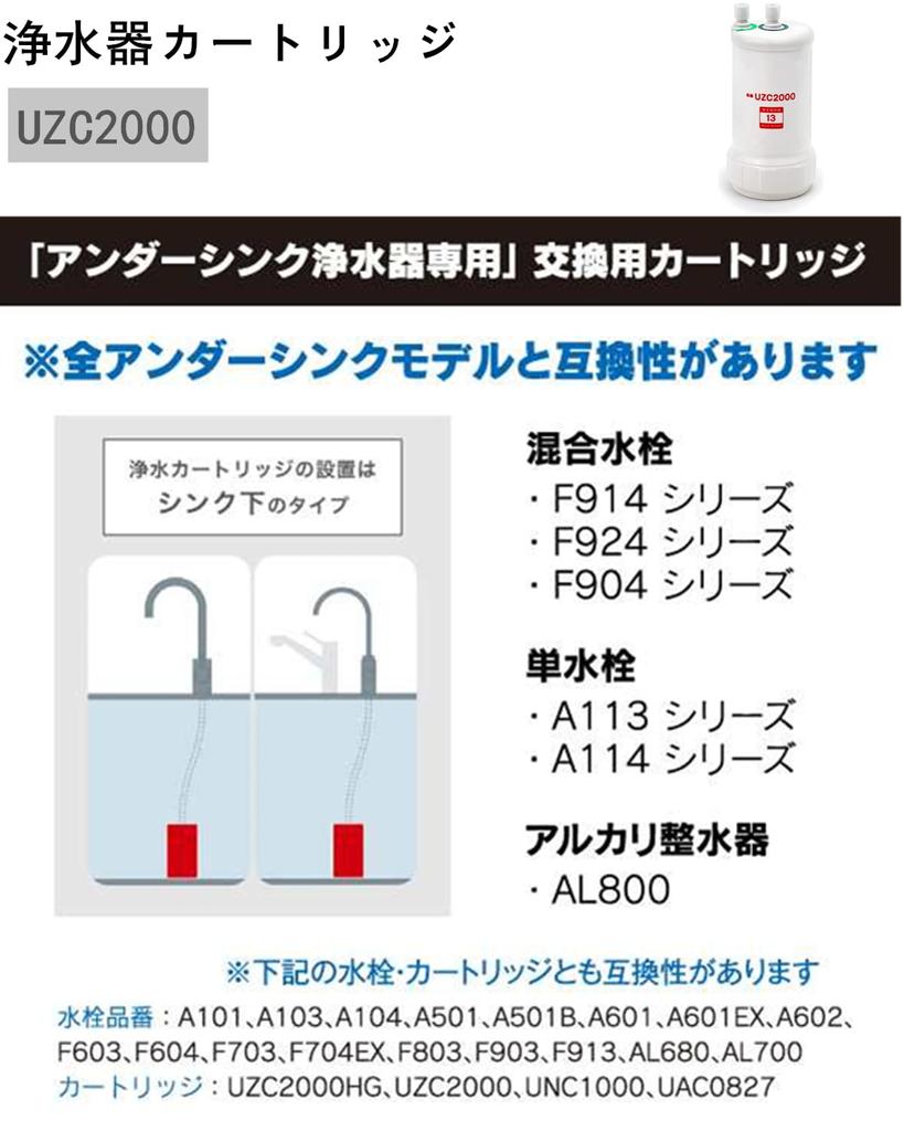 Картридж для очистителя воды Napring UZC2000 Под раковиной Вещества BUC12001 Предыдущий продукт Картридж для раковины [13 Удаление]