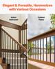 Staircase Balusters 101 Pack 36 In Aluminum Spindles with Screws/Rail Caps
