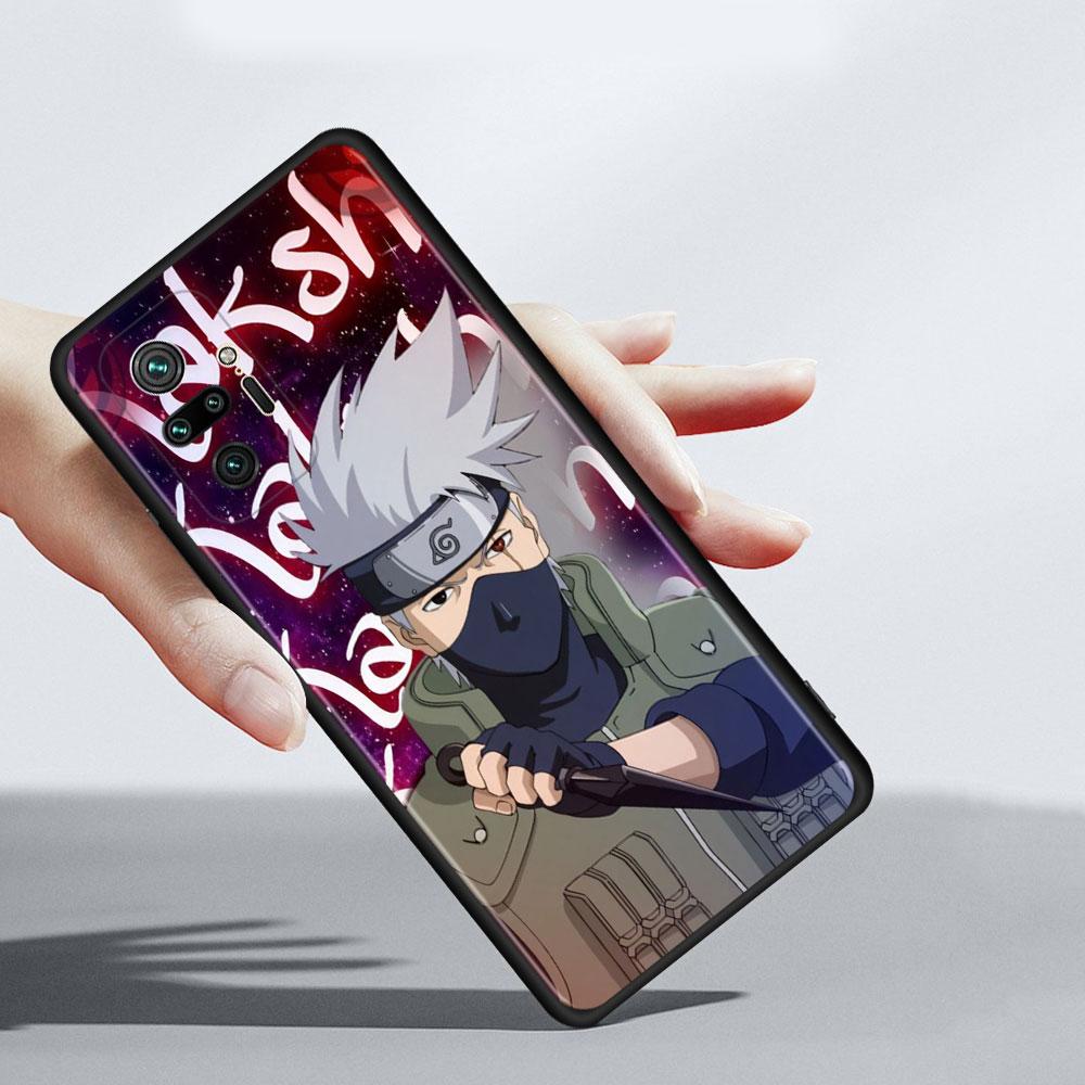 Чехол для телефона Xiaomi Redmi 9 9a 9c 8 k40 Note 9s 9 10 11 8 pro 7 11t 9t 8t, силиконовый чехол аниме Наруто Какаши