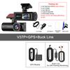 Kocam 4K WIFI GPS Dual Dash Cam Front and Rear for Cars Camera Car DVRs Recorder Video Registrator Dashcam Camcorder Black Box