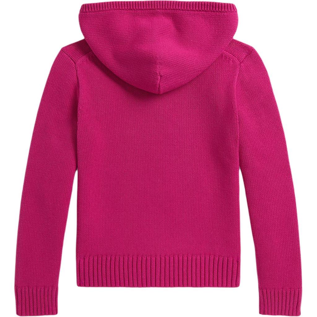 Polo Ralph Lauren Хлопковый вязаный свитер с капюшоном Детские свитеры 313978880-001
