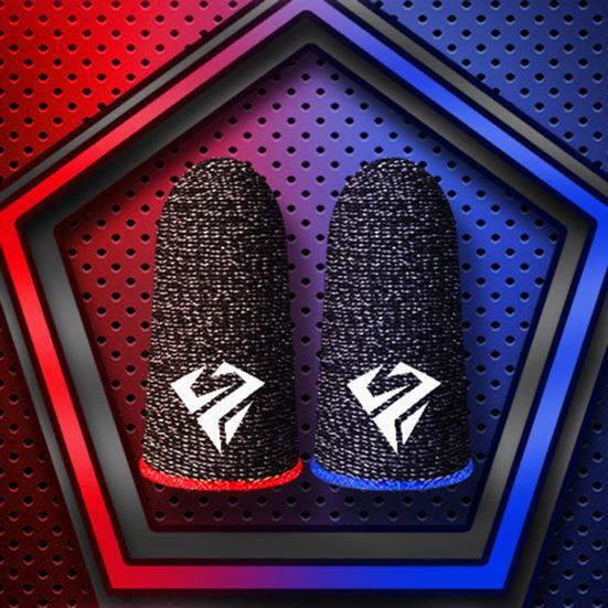 XIMUDED Gaming Finger Sleeves Anti-slip Sweatproof Ultra-thin Touch Screen Gloves Fingertip Cover for Mobile Game
