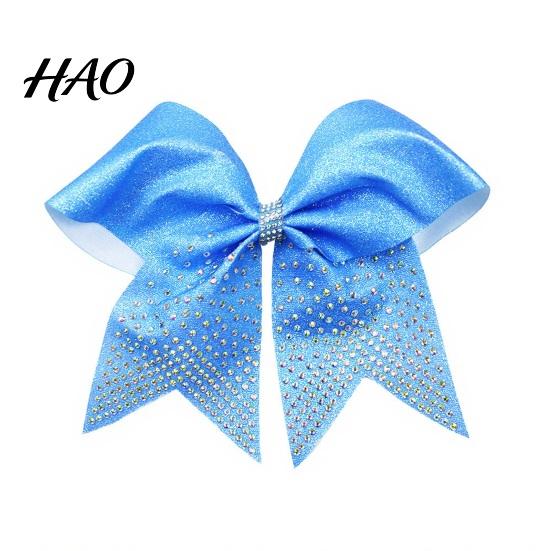 Decorative Hair Clips for Sports Sparkling Bow Clip, Glitter Sequin Clip Cheerleading Durable Ties Dancing Performance And Dance Team Accessories,