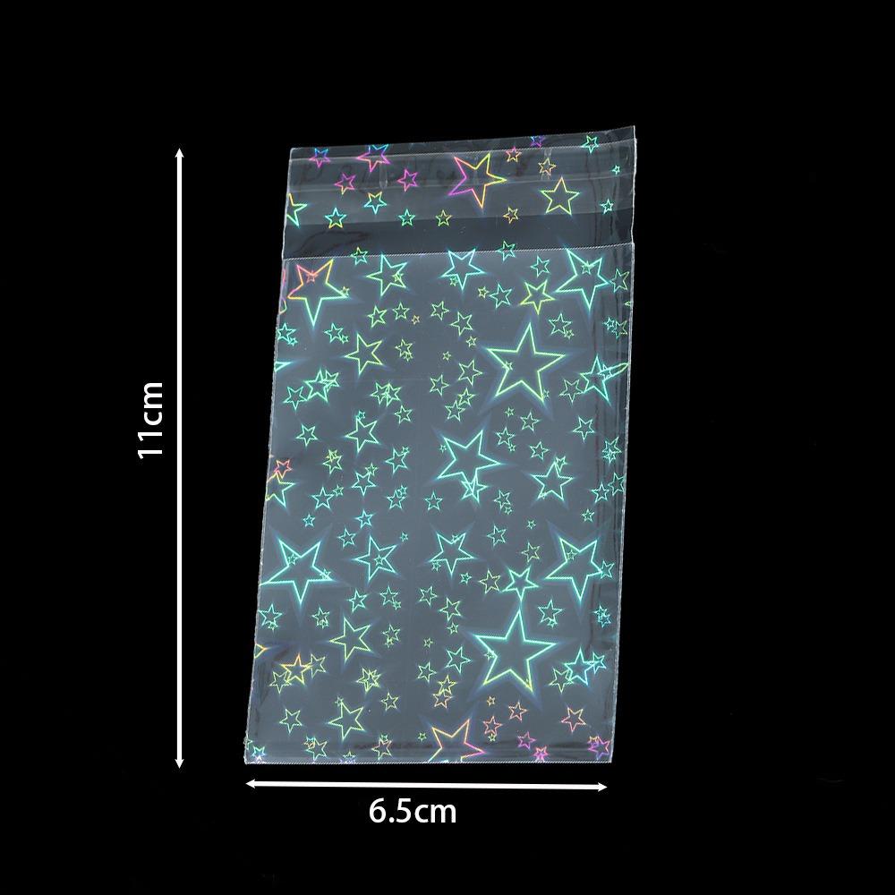 50PCS Transparent Holographic Card Sleeves Waterproof Trading Card Protector Collectors