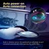 Bluetooth 5.3 спикерфон Handsfree автомобильный комплект BT Handsfree беспроводной аудиоресивер стерео MP3 музыкальный плеер крепление на солнцезащитный козырек