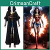 Diana Wonder Woman Prince Cosplay Cape Belt Set Halloween Performance Party