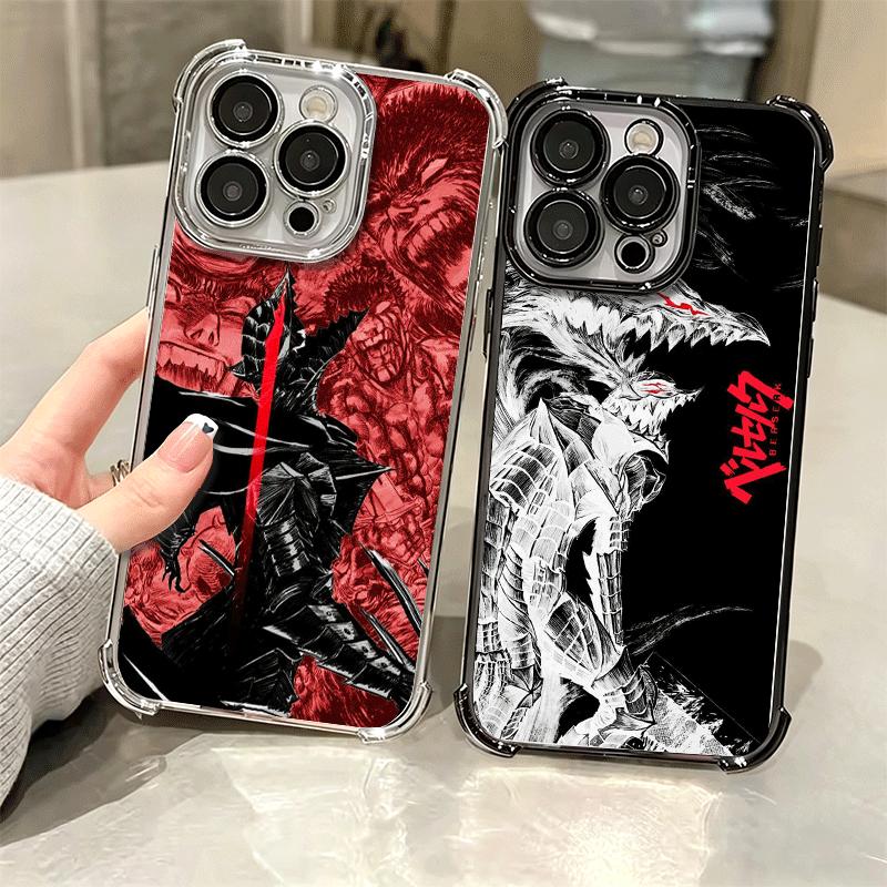 G-Guts B-Berserks Аниме Мягкий Чехол Для Телефона Для iPhone 15 16 17 Air 14 Pro Max 16E Plus 13 12 Mini Покрытие Противоударные Fundas
