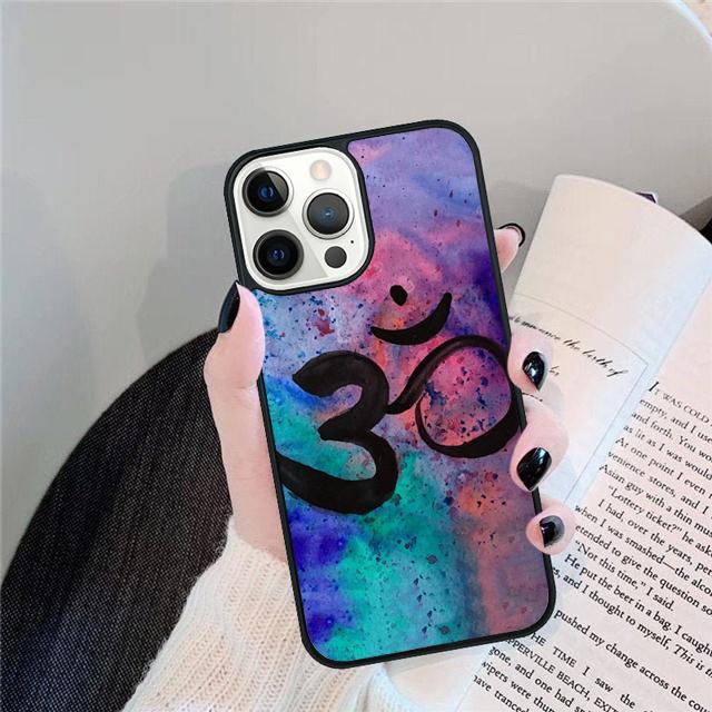 OM Yoga GOA Дзен Символ Ракушка Чехол Для iPhone 17 Air 15 16 14 13 12 Pro Max 11 Pro Max Plus Чехол для Телефона