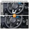 For Mercedes Benz W177 W247 W205 W213 C118 W118 A B C E G CLA GLB Class Steering Wheel Panel Cover Trim Sticker Car Accessories