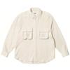 Рубашка вафельная Off White унисекс топы кремовый P26SHT030