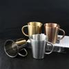 Steel Double Wall Kitchen Accesssories Kitchen Drinkware Mug Cup Coffee Mug Water Mugs Beer Cup
