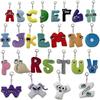 Alphabet Lore Plush, 26 Pcs Alphabet Lore Plush Toys, Figure Dolls Funny Plush Toy Gift for Kids and Fans