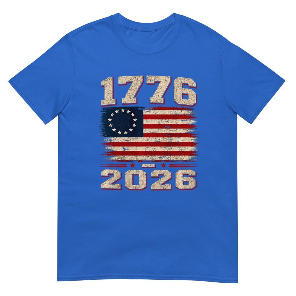 Since 1776 250 Years 2026 Patriotic Vintage Flag Premium TriBlend TShirt