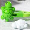 Игрушка-формовщик для снежных шаров в виде черепашки, портативная форма для снежных шаров, подходит для детей, мальчиков и взрослых, для двора, газона, патио.