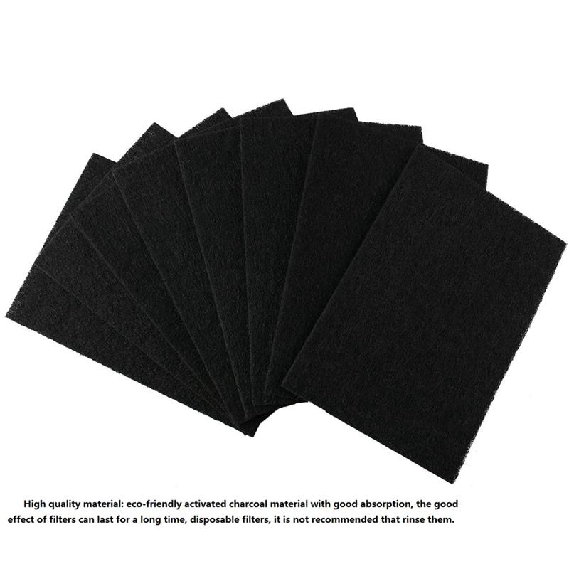 4 Pcs Activated Carbon Filters Cat Litter Boxes Charcoal Filter Cat Litter Pans Filters