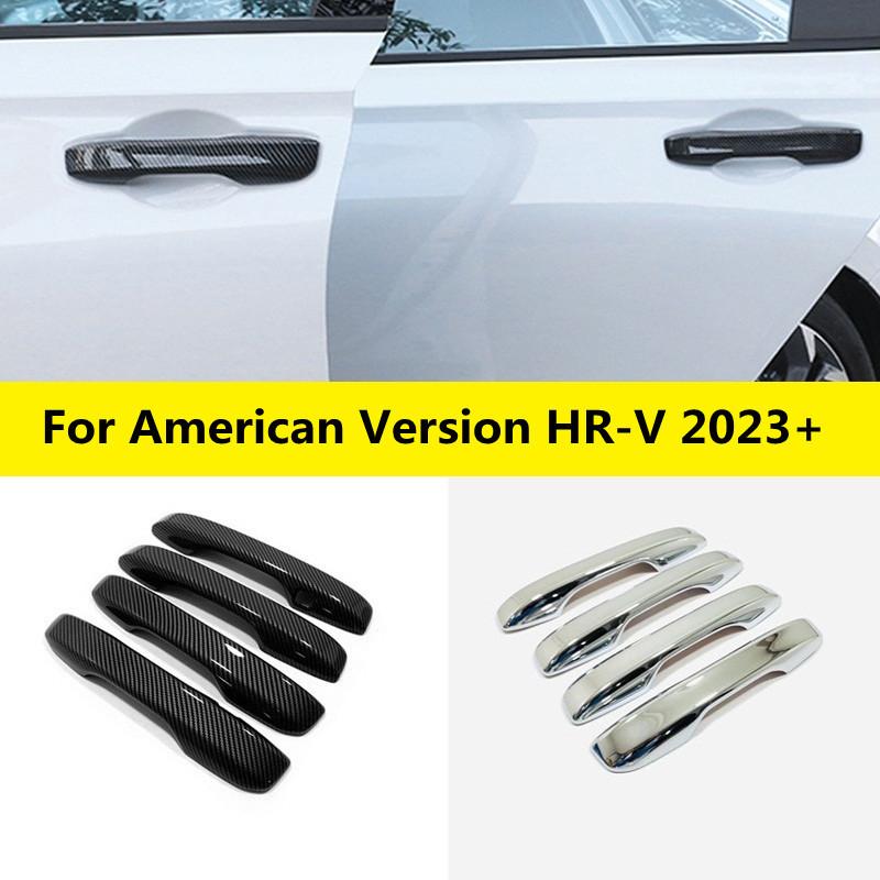 For Honda HRV HR-V US Version Accessory Door Handle Cover Trim Anti Scratch Protector Car ABS Chrome Styling
