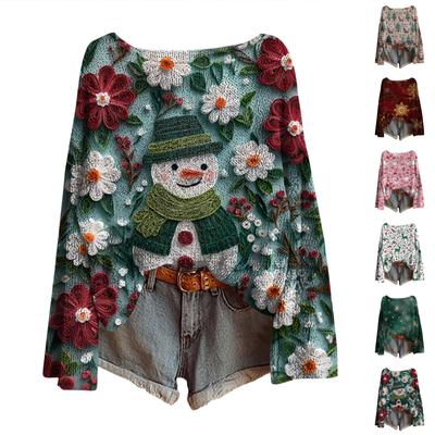 Женский легкий свитер с круглым вырезом, повседневный вязаный пуловер с длинным рукавом