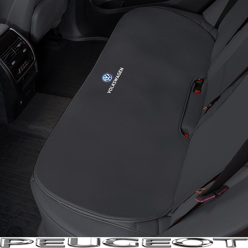 Car Seat Cushion Cover Breathable Ice Silk Soft Mats For VW GTI Polo Golf Passat Tiguan Arteon Touareg Taigo Caddy Jetta Hub Cap ED1