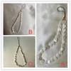Love Heart Shell Beaded Key Chain Mobile Phone Lanyard Phone Strap Mobile Phone Chain Phone Charm