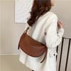 Popular Simple Fashion Messenger Bag Casual Shoulder Armpit Bag Retro Small Bag 2025 Autumn New Women's Bag