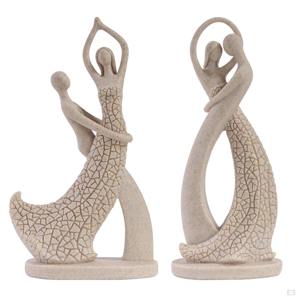 Абстрактная статуя пары, фигурка из смолы, минималистские художественные поделки, обнимающиеся для