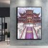 5D DIY Chinese Style Building Cross Stitch Rhinestones Diamond Drawing Embroidery Mosaic Home Decor