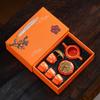 Tea set, persimmon brewing teapot, festive persimmon, persimmon Ruyi creative gift box, wedding souvenir, ceramic gifts