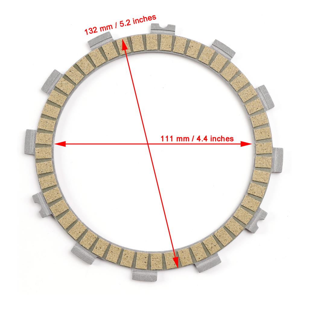 Clutch Friction Plate Kit for Suzuki GSXR600 GSXR750 K6/K7 2006-2007 21441-36F30