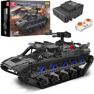 MOULD KING 20030 военный танк, строительный блок, дистанционное управление, EV2, вездеход, гусеничный автомобиль, модель сборки, автомобиль, кирпич, подарок для детей