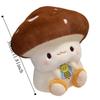 Cartoon Mushroom Plush Doll Fluffy Mushroom Stuff Doll Plush Pillow Mushroom Plush Toy  Home Decor