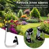 Сиденье из нержавеющей стали для коленей, уменьшающее онемение ног, защита коленей, эргономичное сиденье для садоводства и фермерских работ