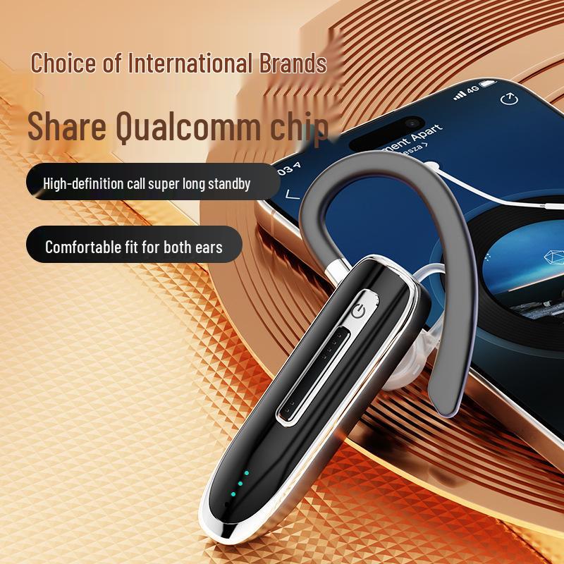 Беспроводная Bluetooth-гарнитура Qualcomm K2: Шумоподавление, Одно ушное крепление, Длительное время работы от аккумулятора