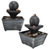 3V USB Tabletop Water Fountain Indoor Ball Waterfall Fountain for Home Office Desktop Table