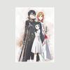 Японский аниме Sword Art Online Плакат Ретро Белые бумажные постеры Фреска Настенная живопись Домашний декор Гостиная Бар Кафе Украшение Картина
