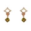 Bling Women's Dangle Earrings Simple Stud Earrings Exquisite Square Drop Earrings  Party Jewelry