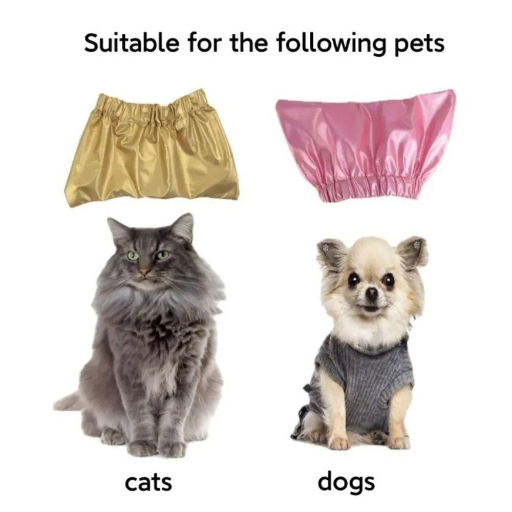 Водонепроницаемая шапочка для душа для кошек из полиэстера, универсальная шапочка для купания кошек