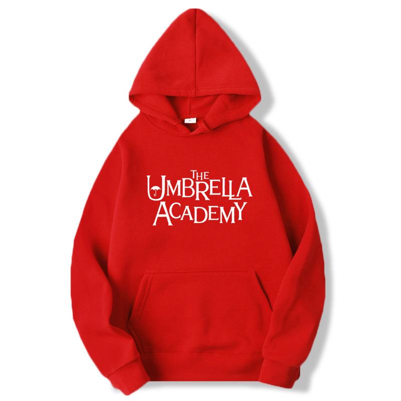 Новая толстовка с капюшоном с принтом зонтика из сериала «Академия Амбрелла», женские толстовки унисекс, повседневные флисовые толстовки на весну и осень