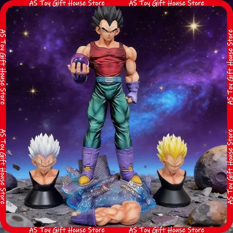Dragon Ball Gt Vegeta Pvc Action Figure Replaceable Head Arm Gk Statue Collectible Model Ornament For Anime Collection Fans Gift