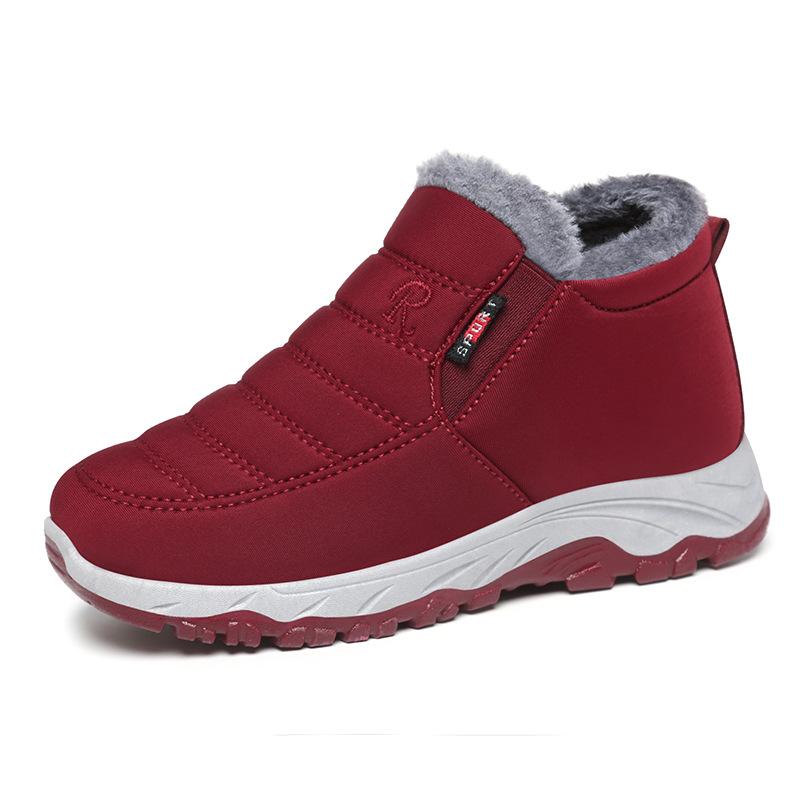 Cotton shoes women's winter new shoes women's couples walking shoes piled thickened men's and women's snow boots women