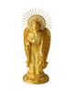 Amitabha Buddha Statue, Western Style, 10.5cm (Gold Plated24K Gold), Sculptor: Shuun Makita, Original Model: "Jodo Shinshu Honganji (West)", Takaoka