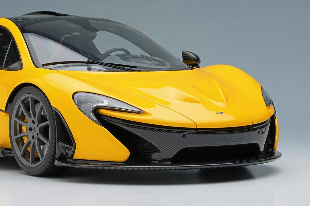 Make up EIDOLON Scale McLaren P1 2013 Volcano Yellow Finished Model EML149A 1/18