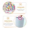10 Sheets Colorful Consecutive Number Sticker 1-100 Waterproof Adhesive Small Round Labels for Indoor and Outdoor Use