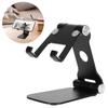 Support de téléphone tablette - ZJCHAO - Pliable - Alliage d'aluminium - Noir - Durable