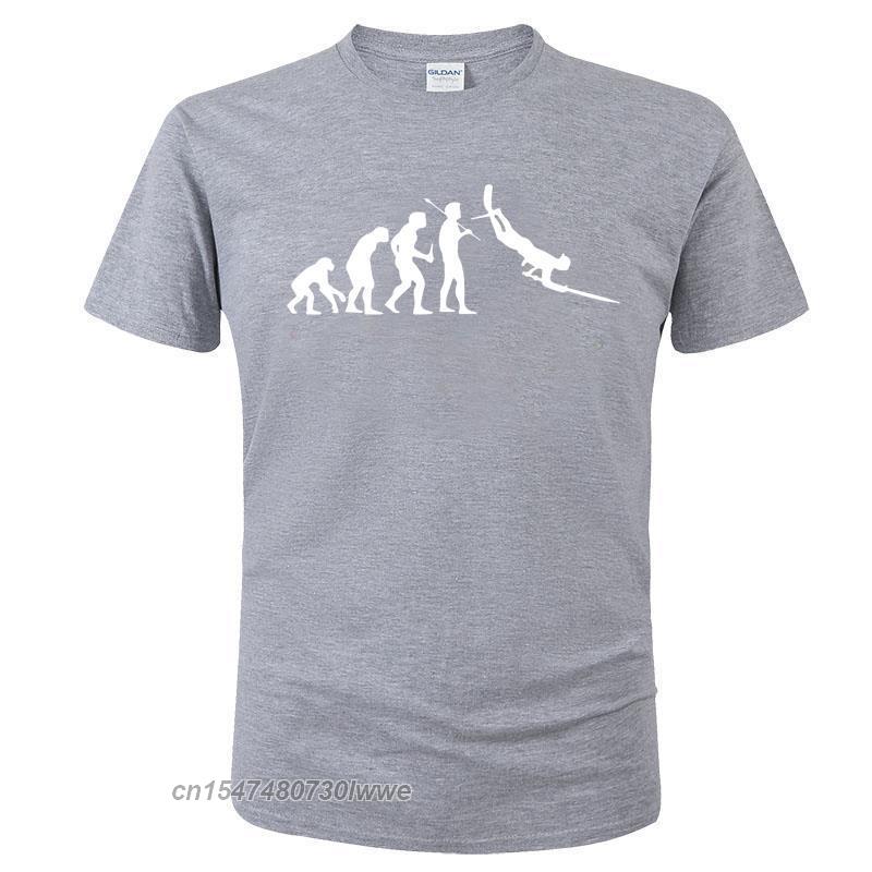Evolution Spearfishing Spear Fish Scuba Dive Diving Fishing Print T Shirt Cotton Crew Neck Unisex Clothing Tees
