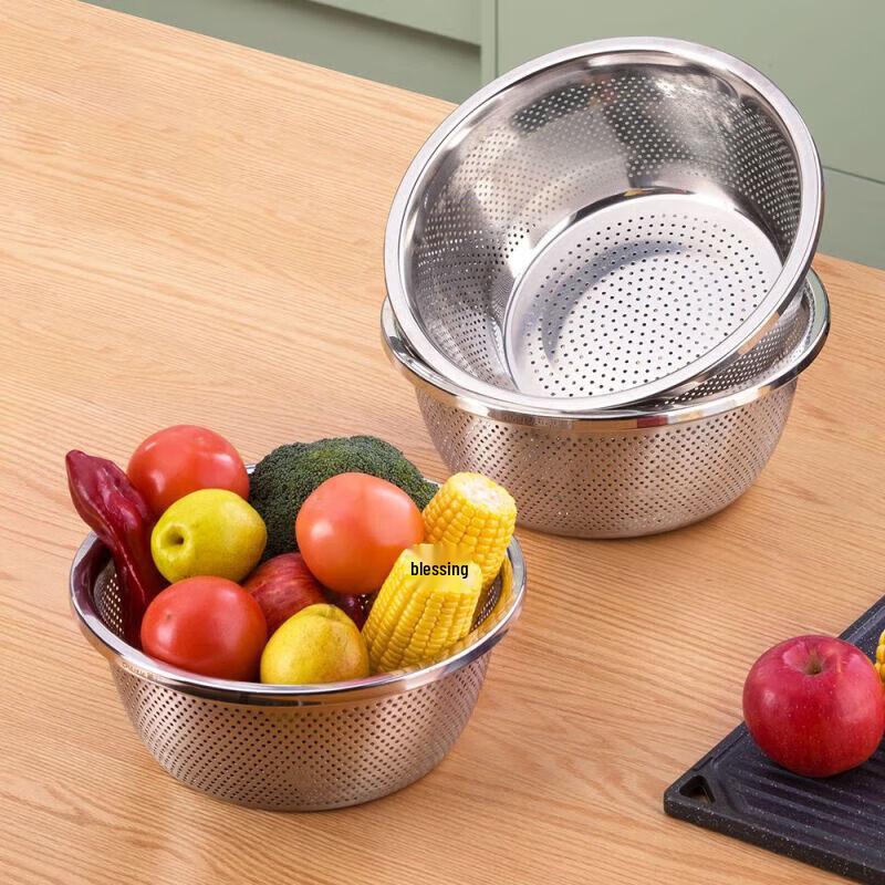 Stainless Steel Kitchen Draining Basket