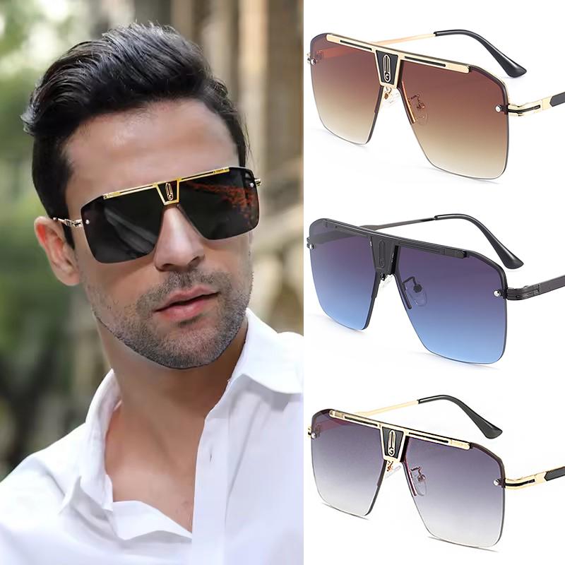 Модные стильные солнцезащитные очки для женщин, европейские, американские, классические мужские солнцезащитные очки, квадратные, градиентные женские солнцезащитные очки