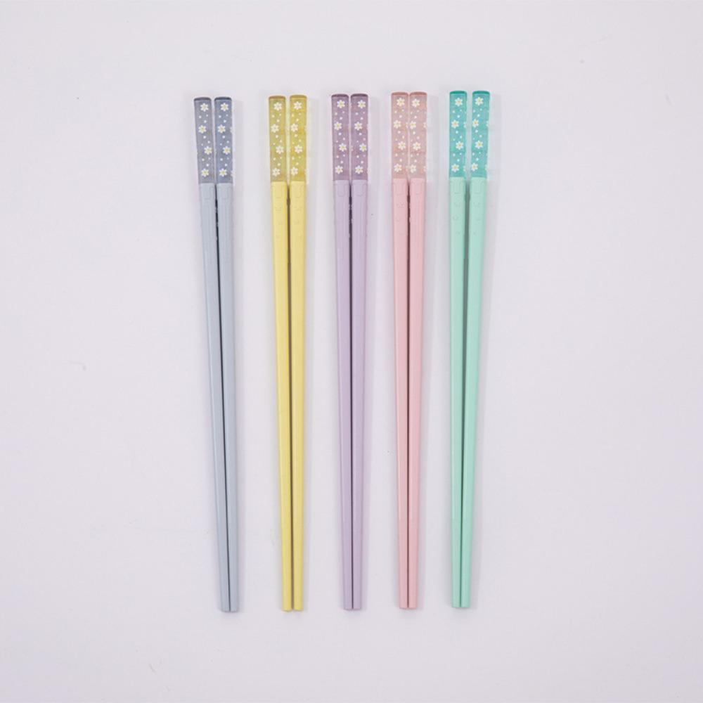 5 pairs Multicolor Sushi Sticks Fiberglass Japanese Chopsticks Amber Sakura Chopsticks Ramen